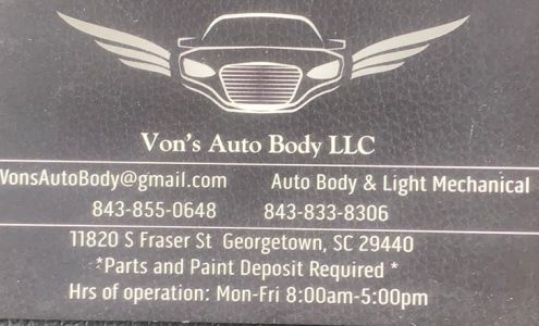 Von's Auto Body LLC Georgetown