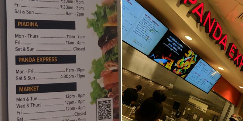 Panda Express Menu