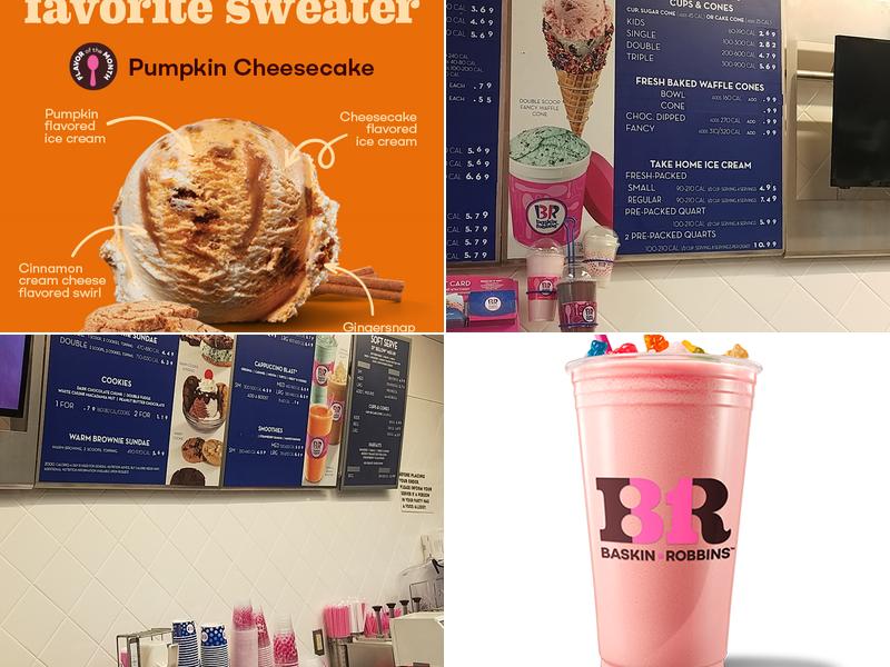 Baskin-Robbins Menu