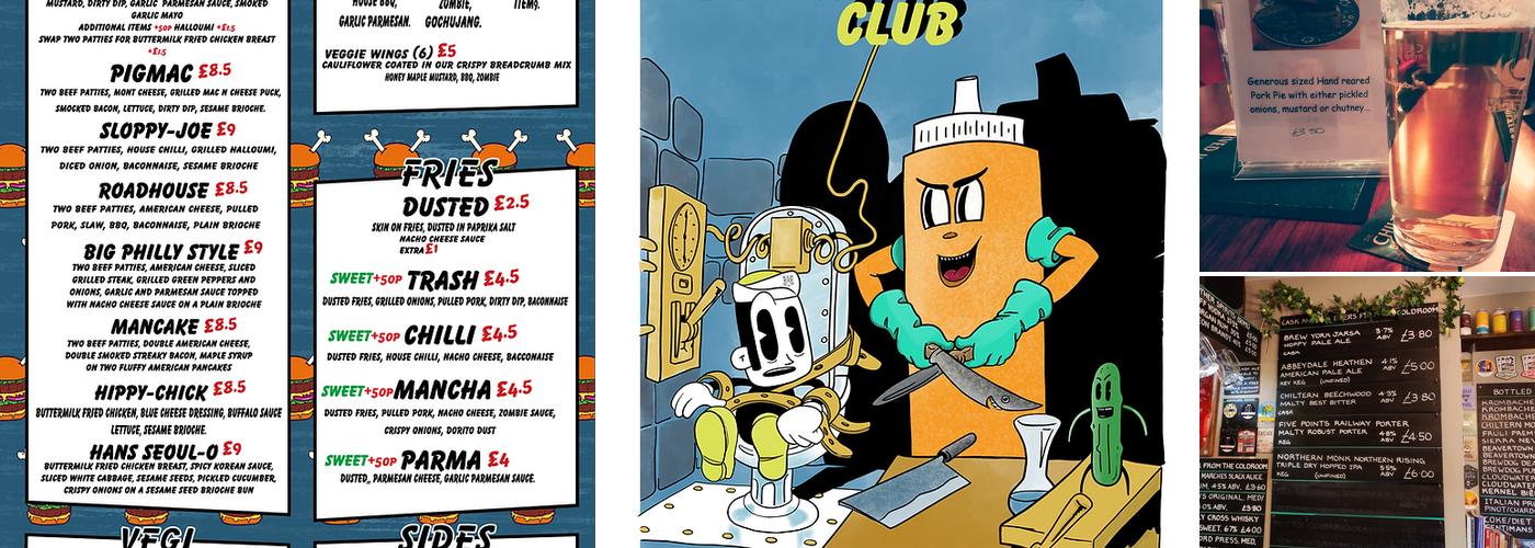 The Bald Buzzard Micropub Menu