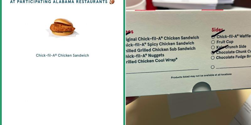 Chick-fil-A Menu