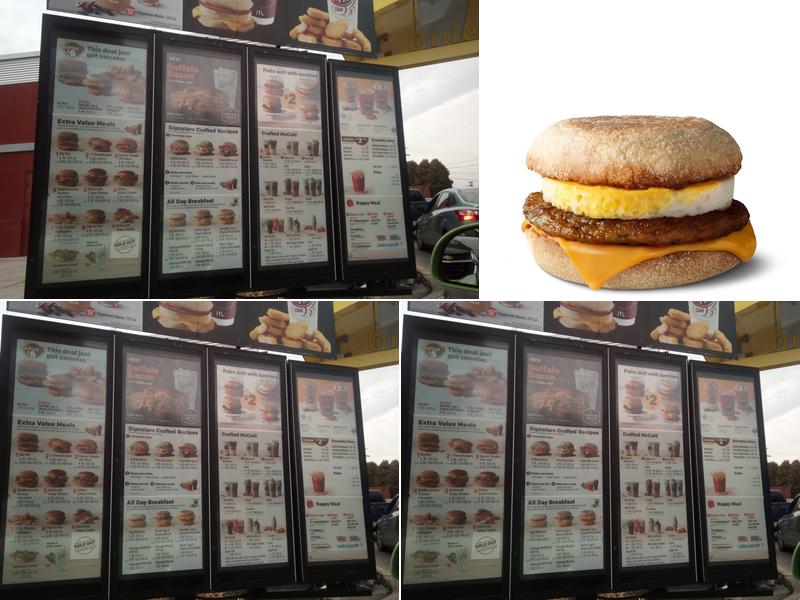 McDonald's Menu