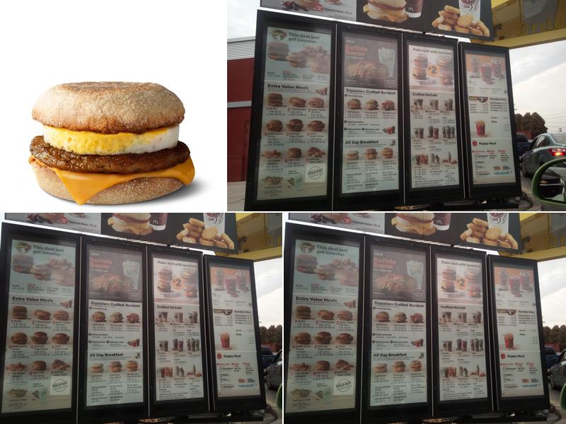 McDonald's Menu