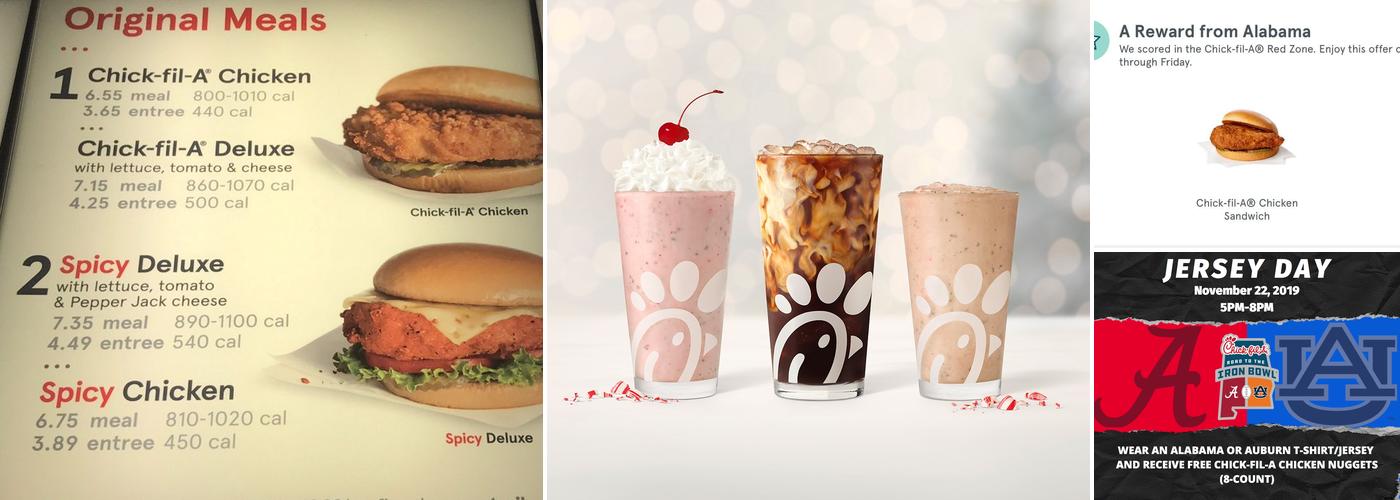 Chick-fil-A Menu