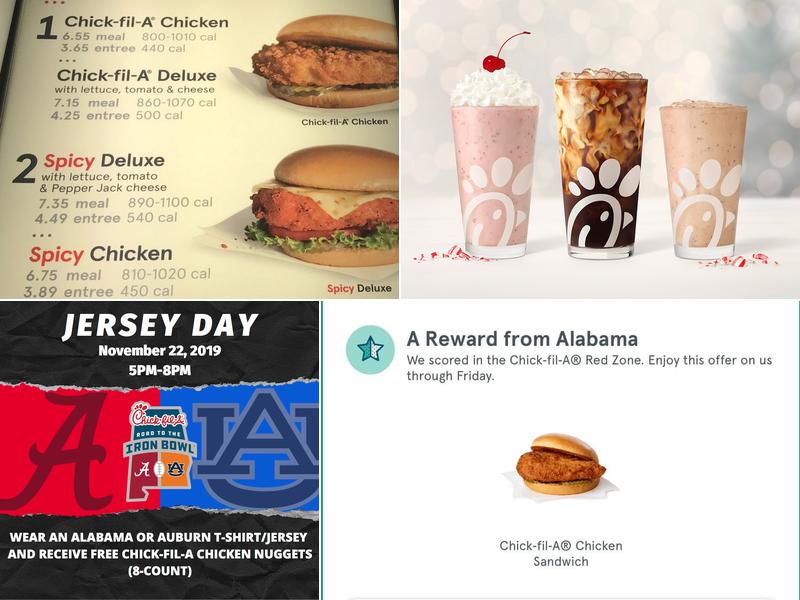 Chick-fil-A Menu