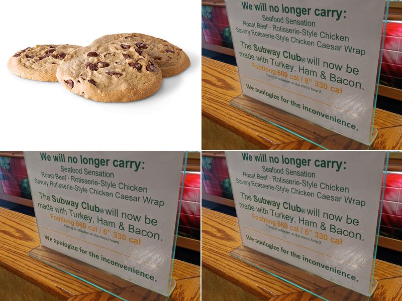Subway Menu
