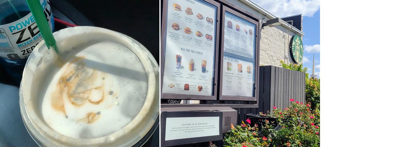 Starbucks Menu