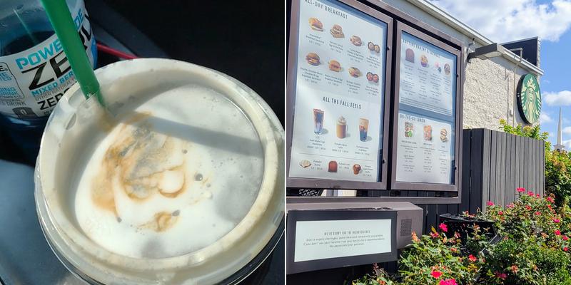 Starbucks Menu
