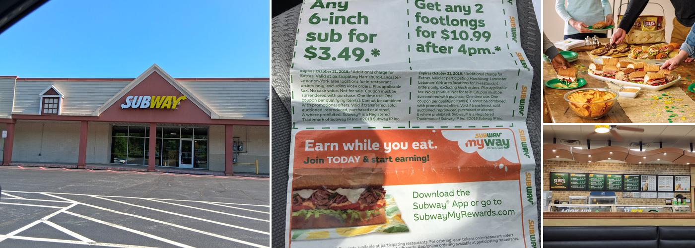 Subway Menu