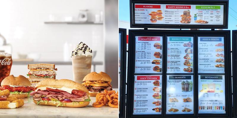 Arby's Menu