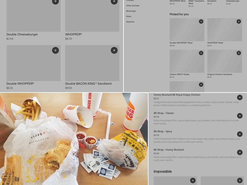 Burger King Menu