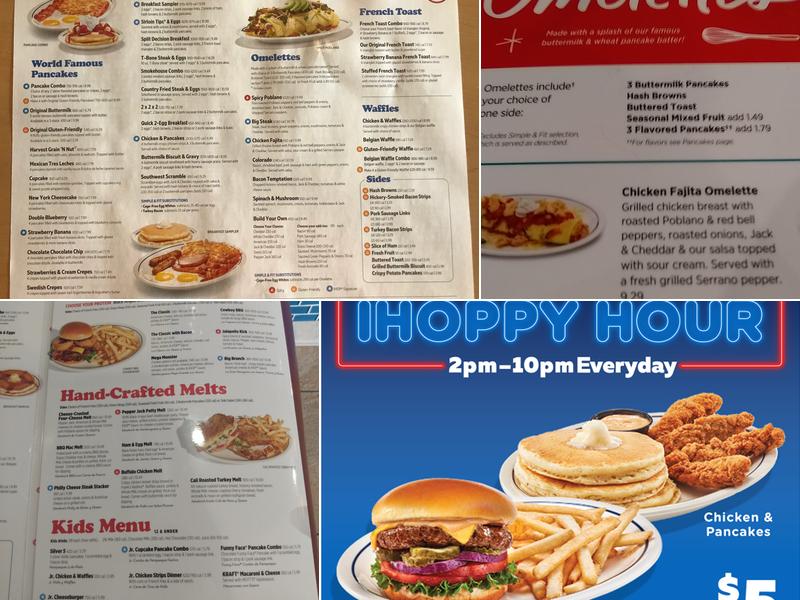 IHOP Menu