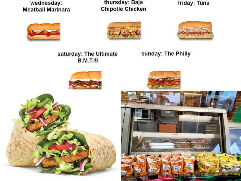 Subway Menu