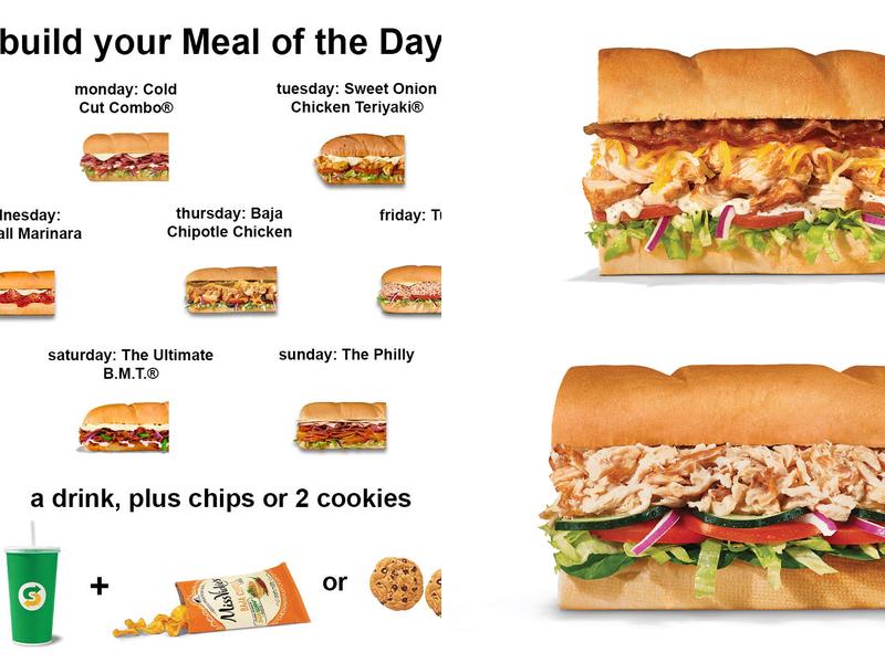 Subway Menu