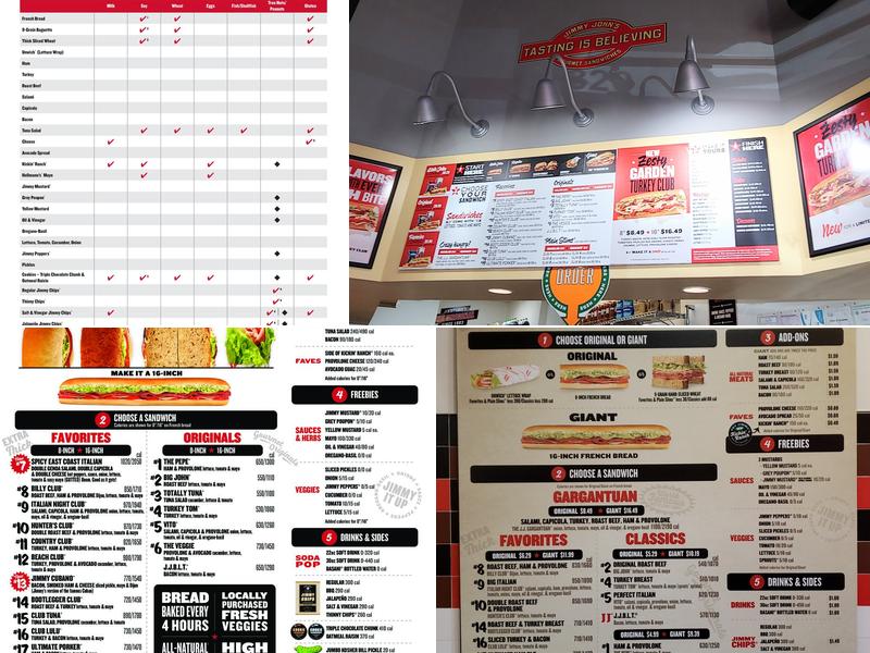 Jimmy John's Menu