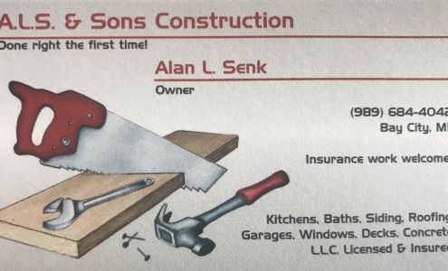 A L S & Son's Construction LLC