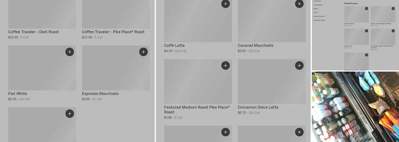 Starbucks Menu