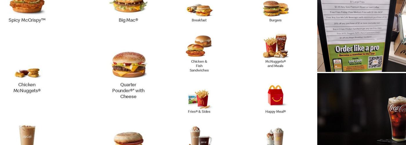 McDonald's Menu