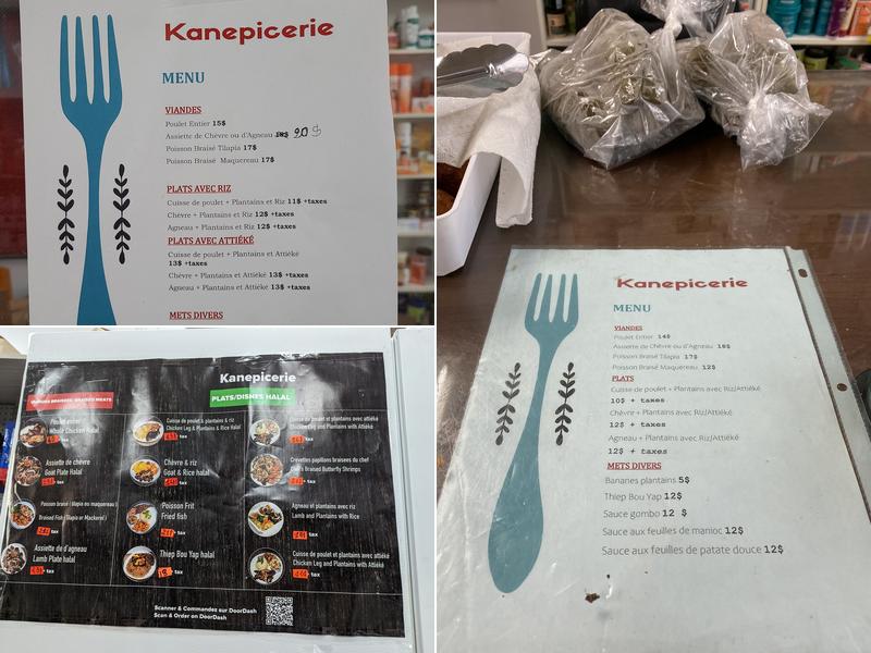 Kanepicerie Menu