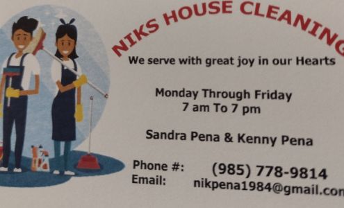 Niks House Cleaning 2130 Walder Rd, Mandeville Louisiana 70448