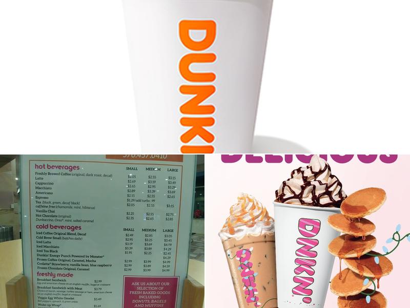Dunkin' Menu