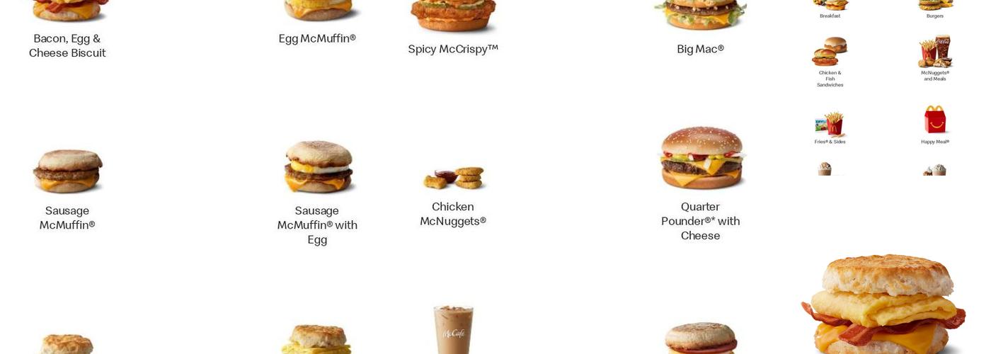 McDonald's Menu
