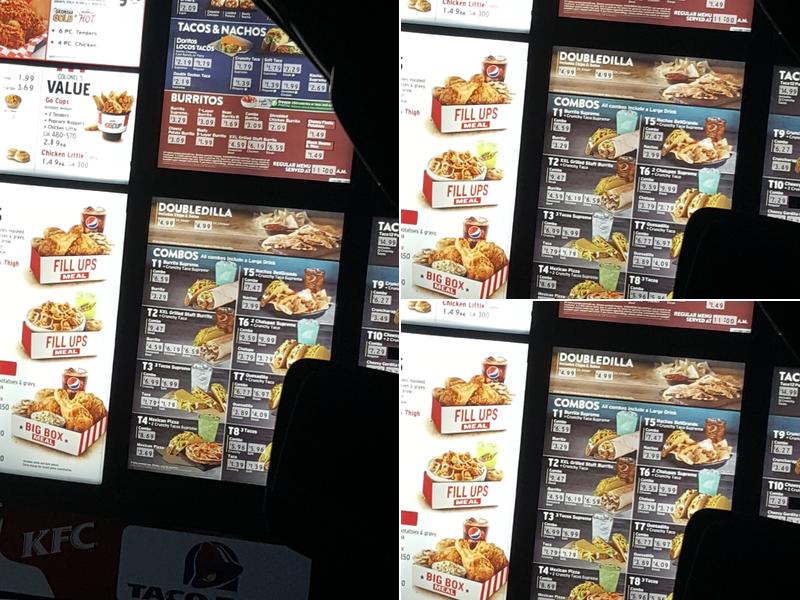 KFC Menu