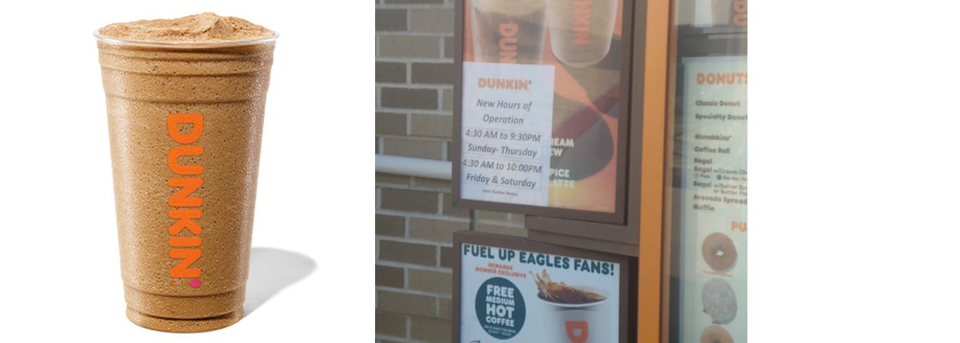 Dunkin' Menu