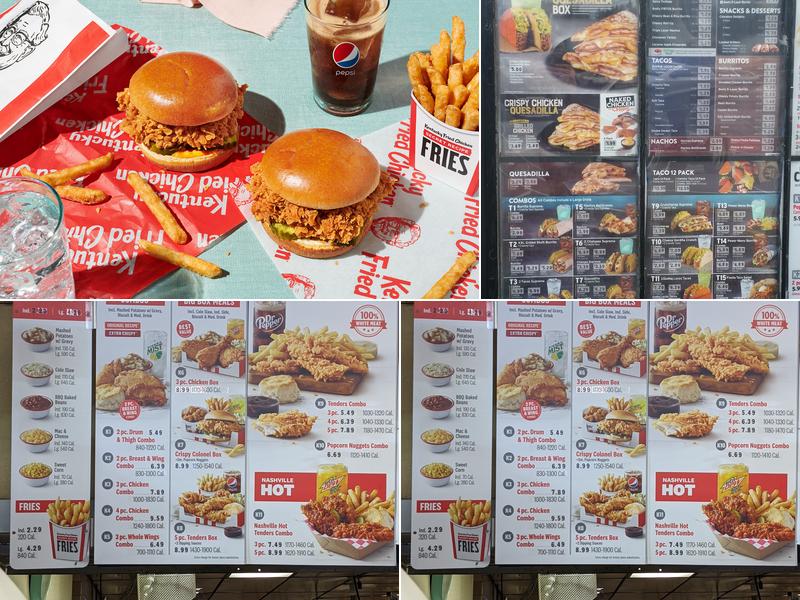 KFC Menu
