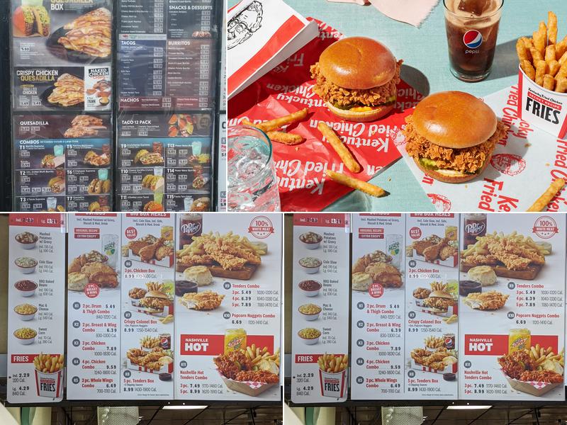 KFC Menu