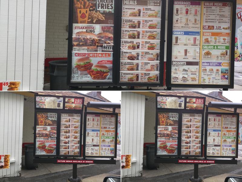 Burger King Menu