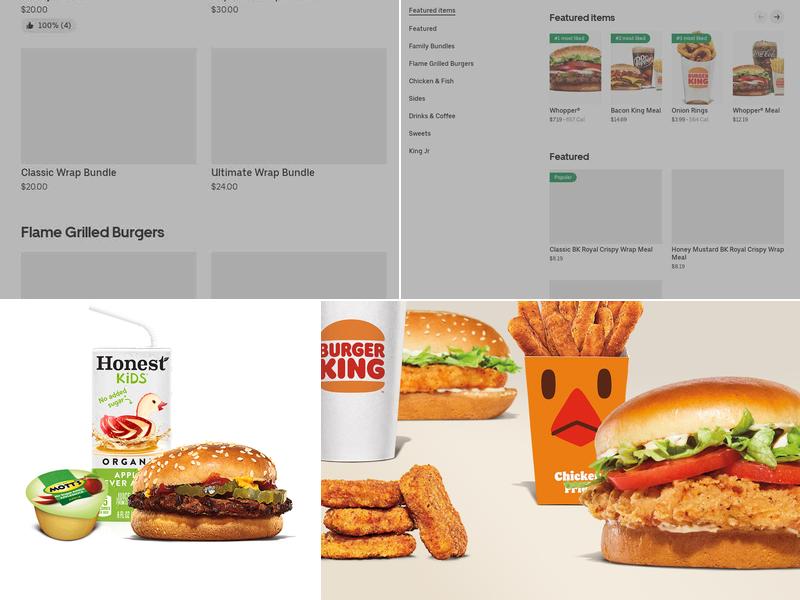 Burger King Menu