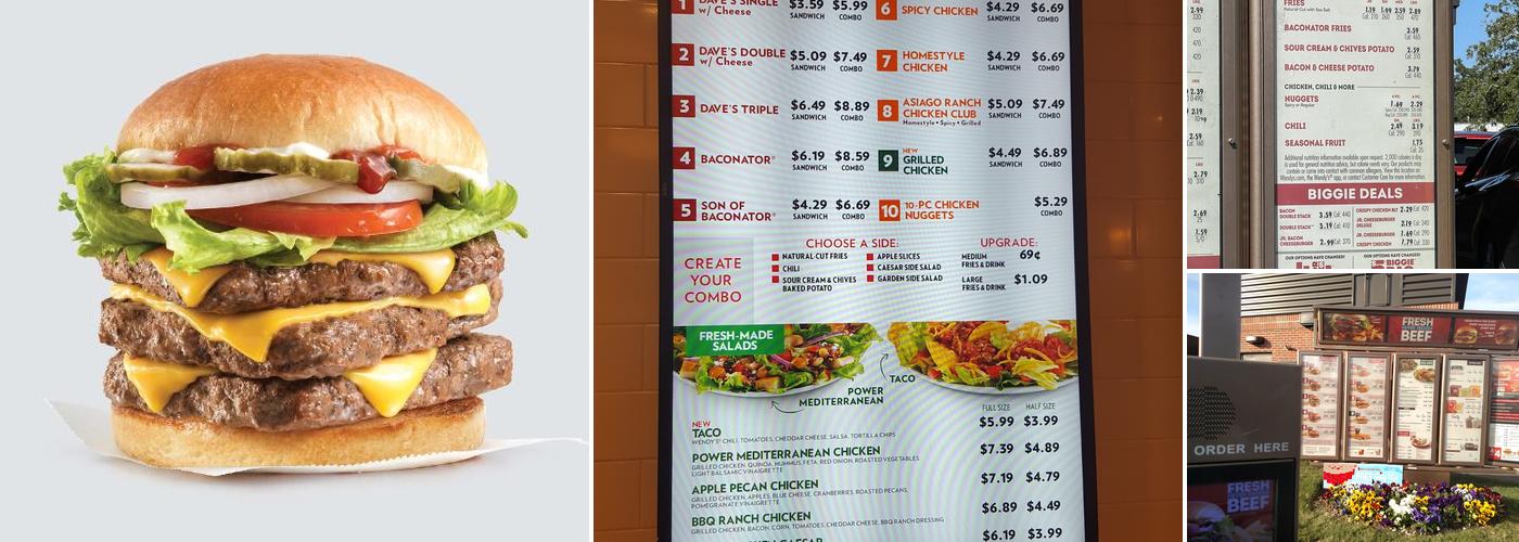 Wendy's Menu
