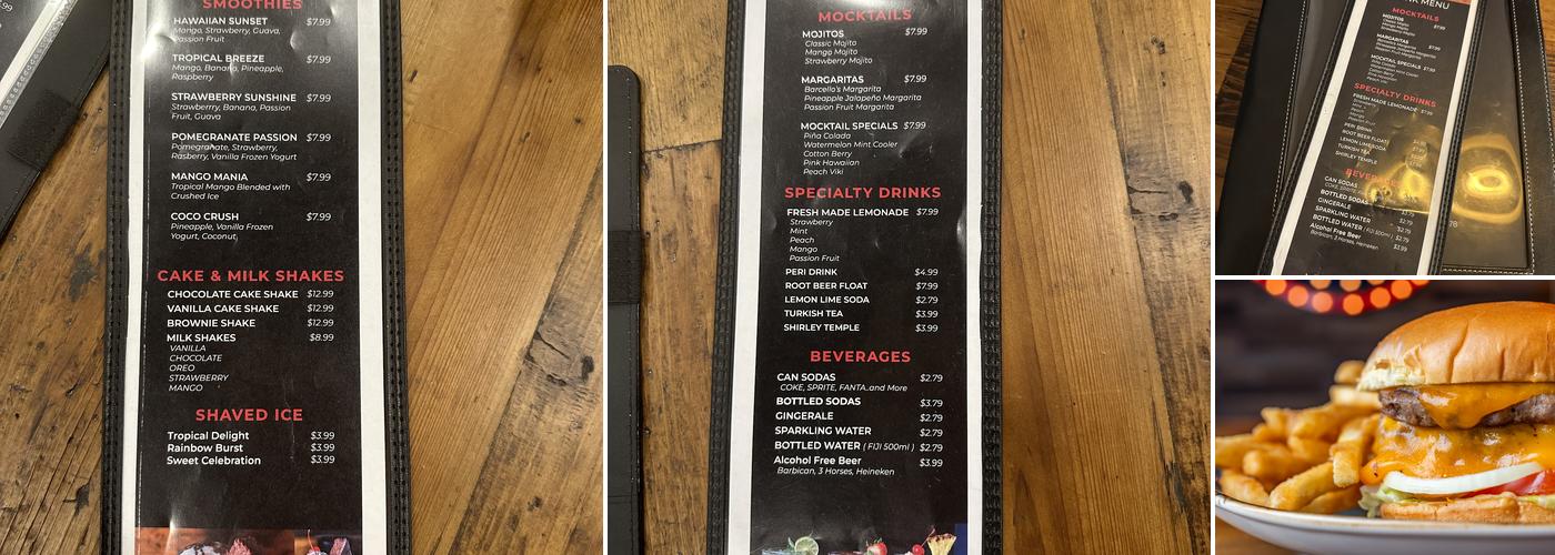 Barcello’s Fusion (Halal) Menu