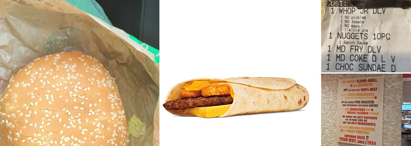 Burger King Menu