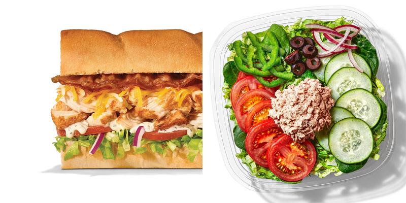 Subway Menu