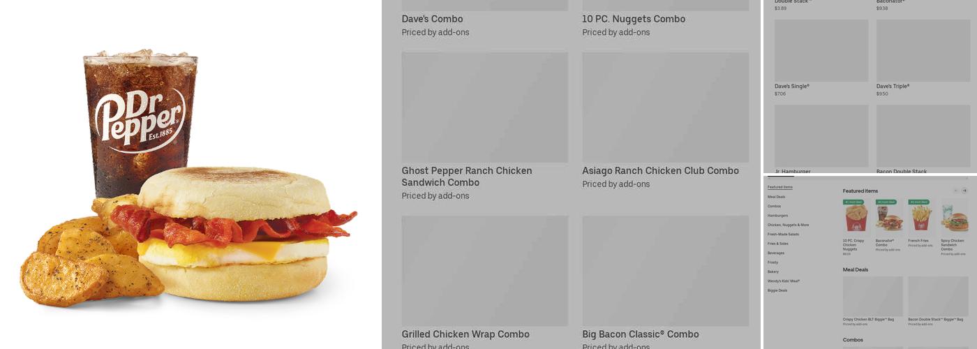 Wendy's Menu