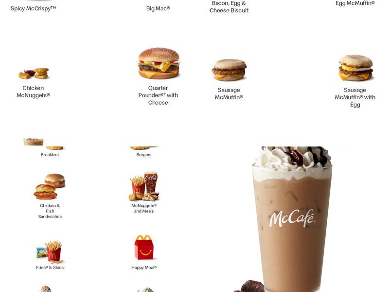 McDonald's Menu