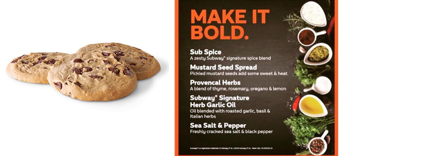 Subway Menu