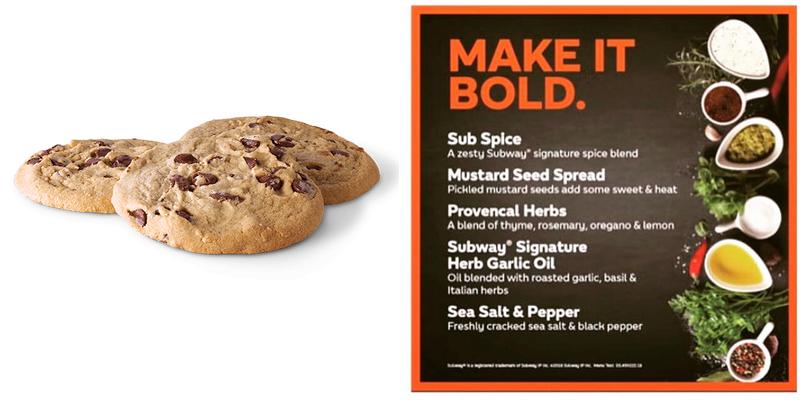 Subway Menu