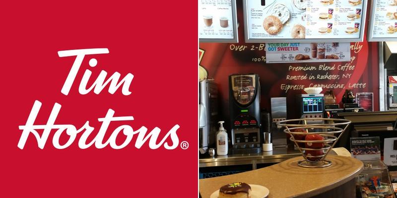 Tim Hortons Menu