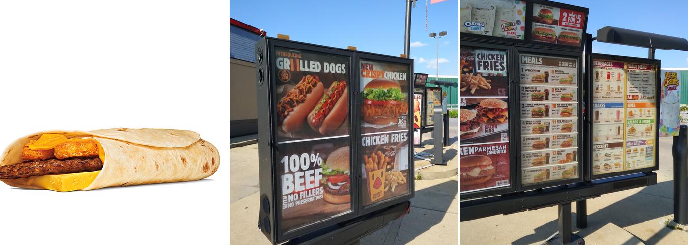 Burger King Menu