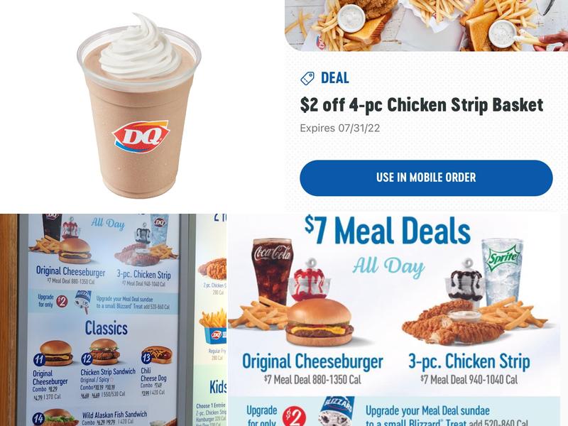Dairy Queen Grill & Chill Menu