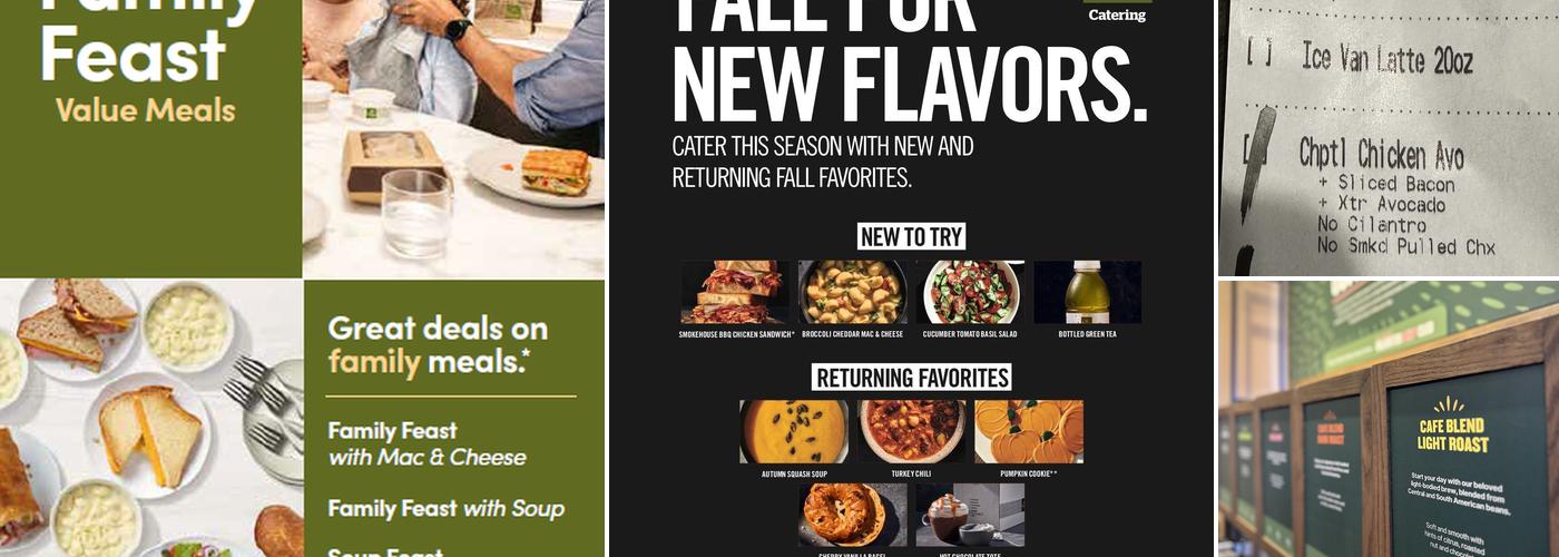 Panera Bread Menu