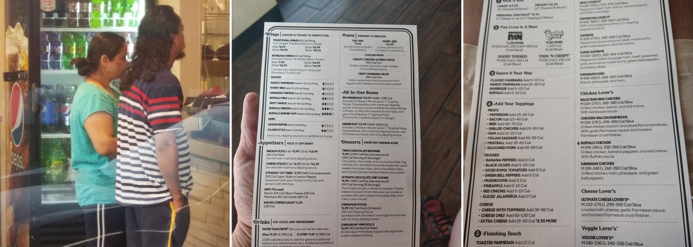 Pizza Hut Menu