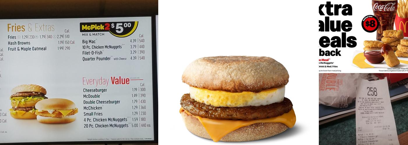 McDonald's Menu