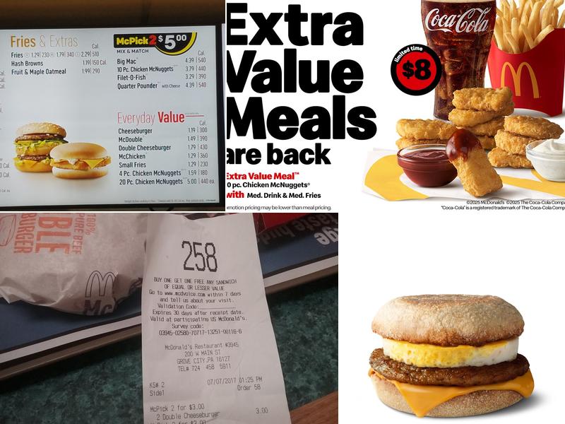 McDonald's Menu