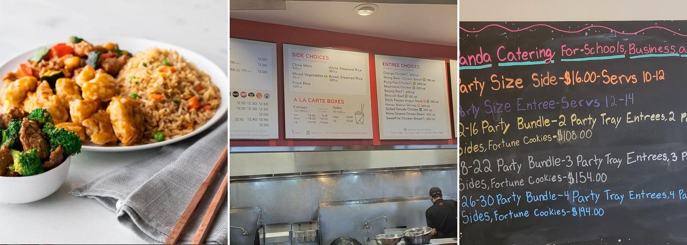 Panda Express Menu
