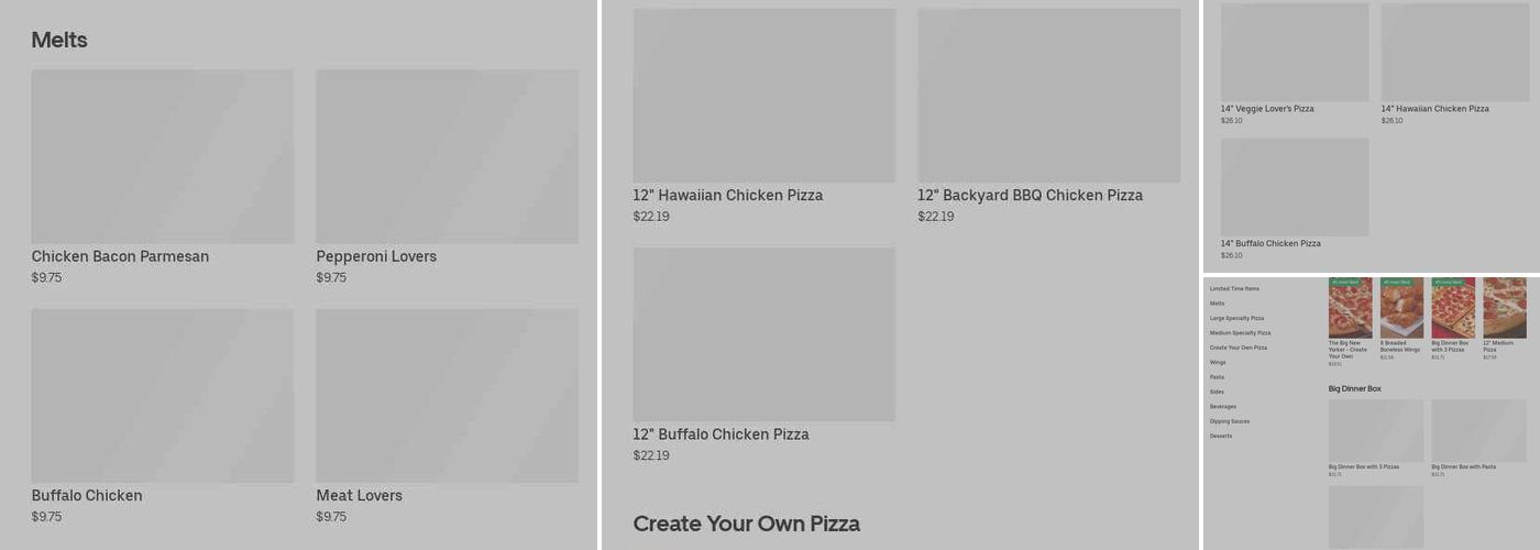 Pizza Hut Menu