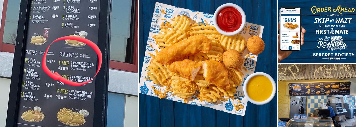 Long John Silver's Menu